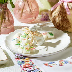 Easter Bunny Scalloped Edge Platter