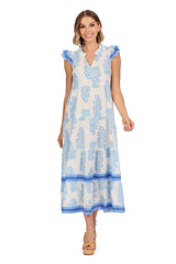 Sky Blue Breeze Maxi Dress