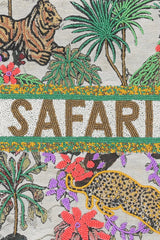 African Safari Embellished Tote