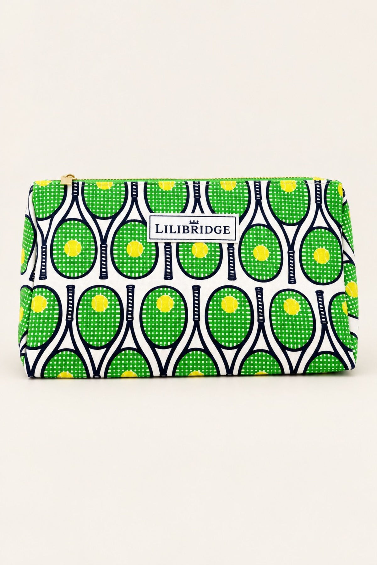 Tennis Racket Make Up Bag