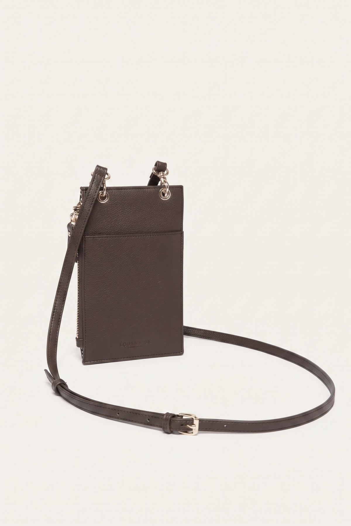 Chocolate Suki Phone Crossbody Bag
