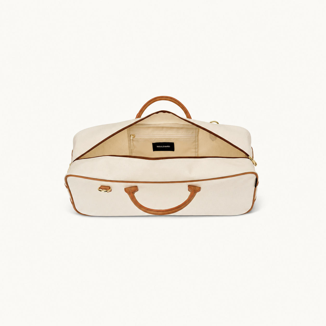Mint Margo “Mahj” Mahjong Tote — Natural with Mint/Sky Lettering