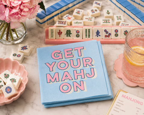 Get Your Mahj On Cocktail Napkins