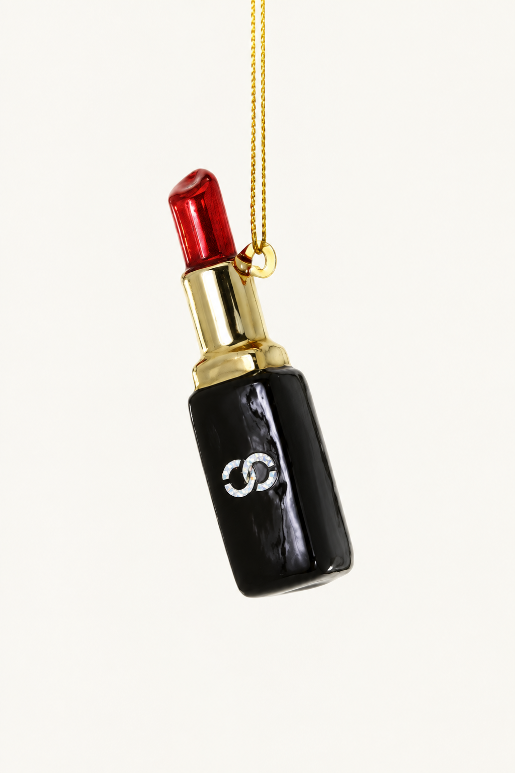 Luxe Red Designer Lipstick Ornament