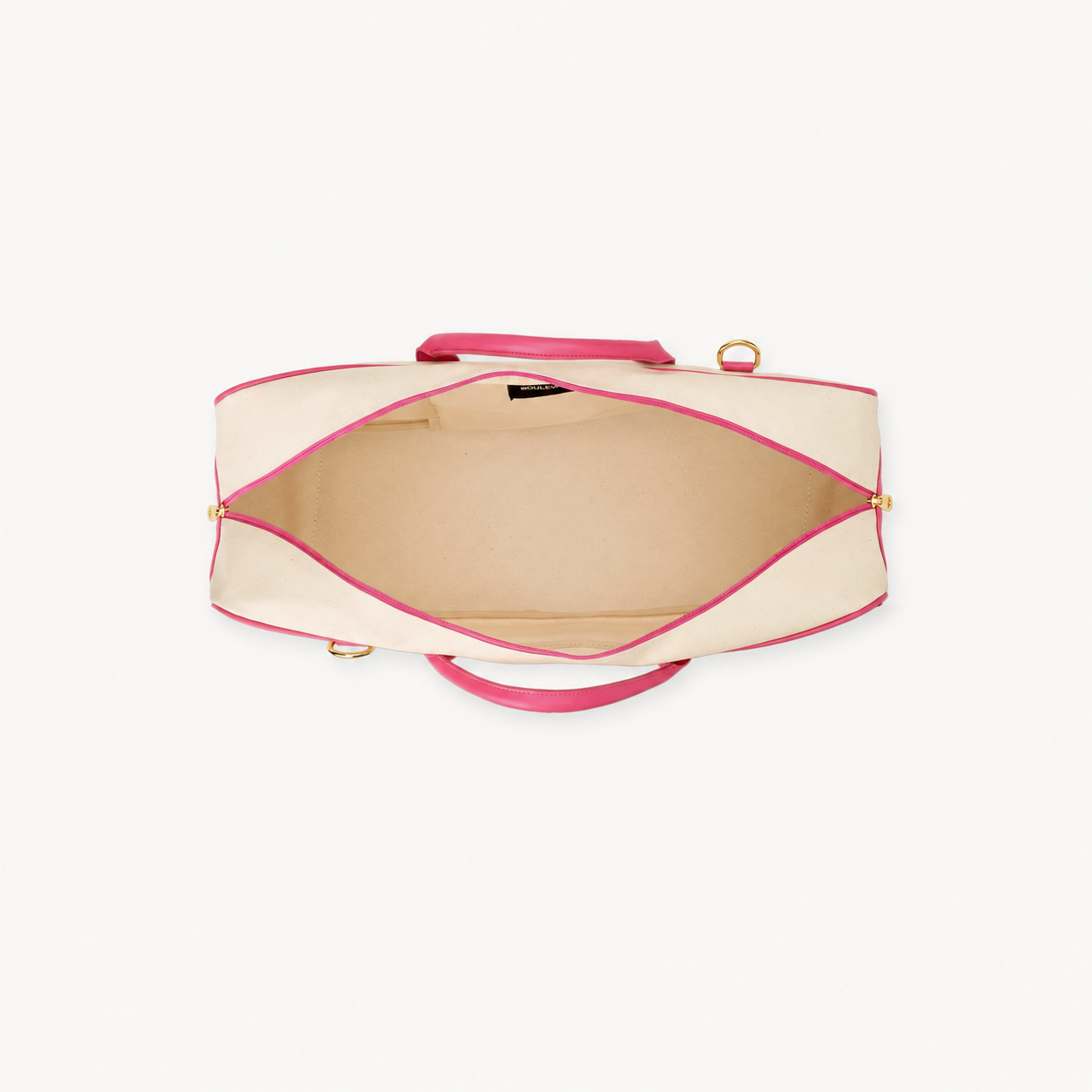 Raspberry Margo “Mahj” Mahjong Tote — Hot Pink Trim