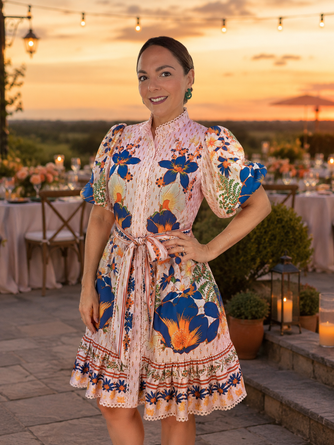 Marseille Garden Dress | The Vivid Hue Edit