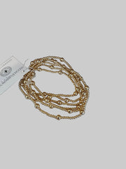 Karla Gold Stack Bracelets