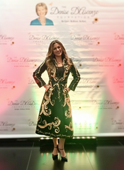 Noir Luxe Maxi Dress Jacket  – Vivid Hue Holiday Edit