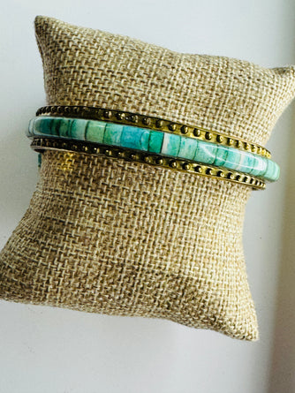 Mint Dot Bracelet Bangle (Copy)