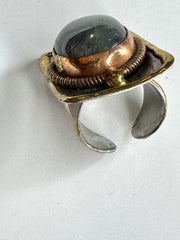 Stone Hinge Adjustable Ring