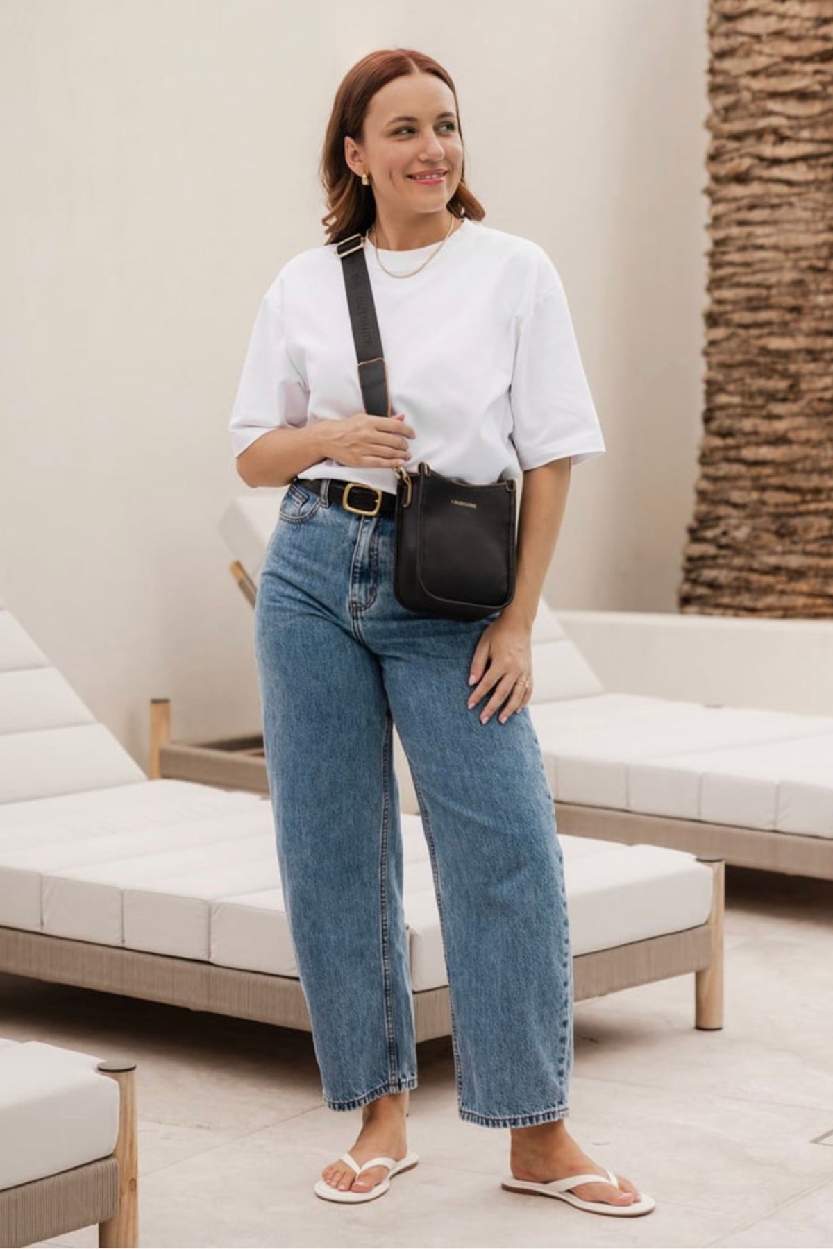 Black Parker Crossbody Bag