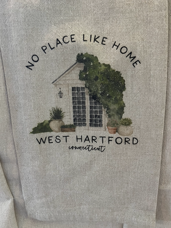 West Hartford No Place Like Home Tea Towel