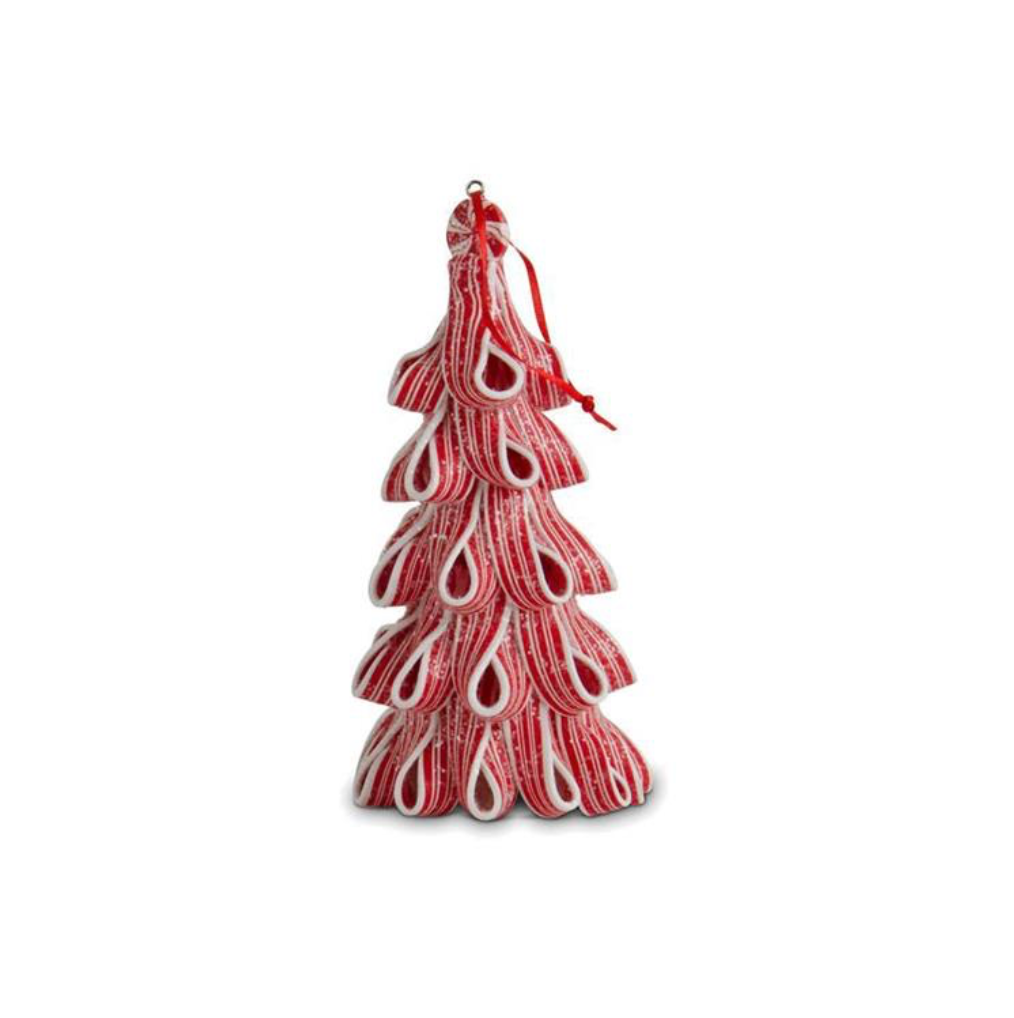 6 Inch Ribbon Candy Tree Ornament