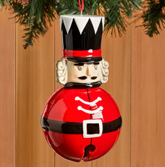 Crown Nutcracker Bell Ornament