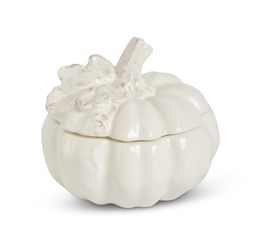 Pumpkin Container 4.75" with Lid