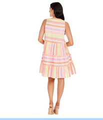 Pink Angelica Yarn Dye Dress