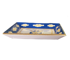 Blue Buggy Tray by Dana Gibson