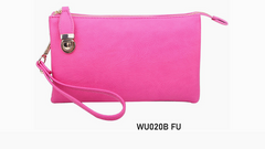 Chatham Hot Pink Crossbody Clutch