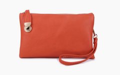 Chatham Orange Crossbody Clutch