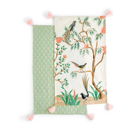 S/2 Flora & Fauna Dish Towels - Pheasant