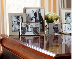 Flat Silver 3cm Photo Frame – 4X6