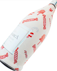 Beau Bottles Limited Edition Candy Cane Champagne Bottle Wrap – Made for La Marca Bottle