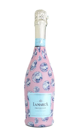 Beau Bottles Limited Edition Disco Fever Champagne Bottle Wrap – Made for La Marca Bottle