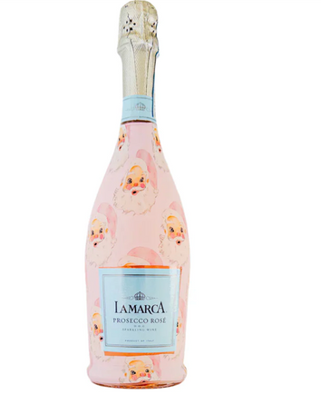 Beau Bottles Limited Edition Pink Santa Champagne Bottle Wrap – Made for Veuve Bottle