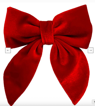 Red Velvet Bottle Bow