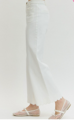 The Maribel Scallop Pant – Off White
