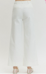 The Maribel Scallop Pant – Off White