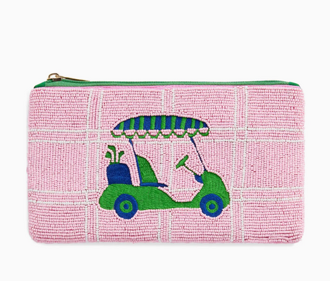 Birdie Golf Zip Pouch in Pink