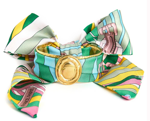 Penelope Scaff Cuff in 60's Stripe