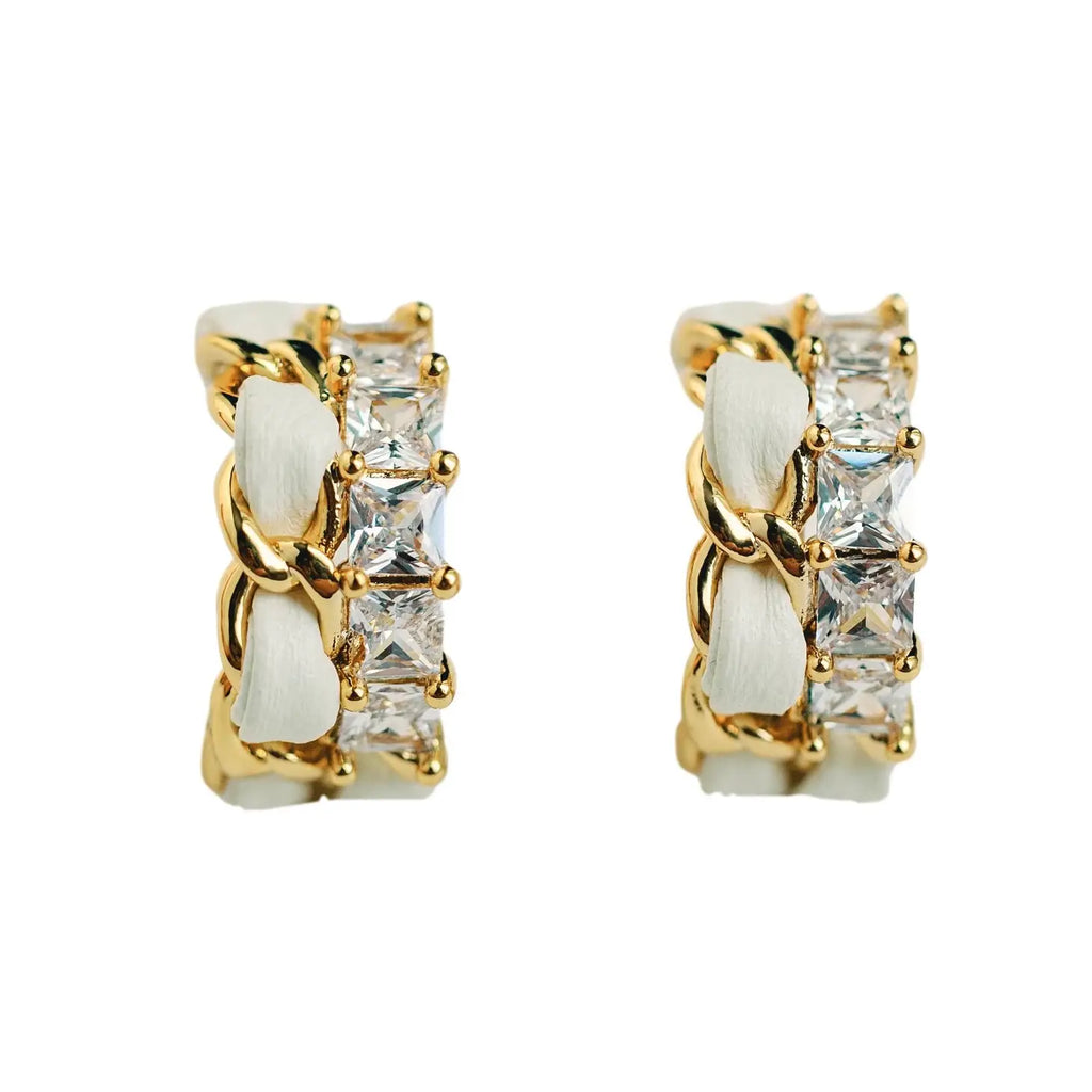 Leather 2025 statement earrings