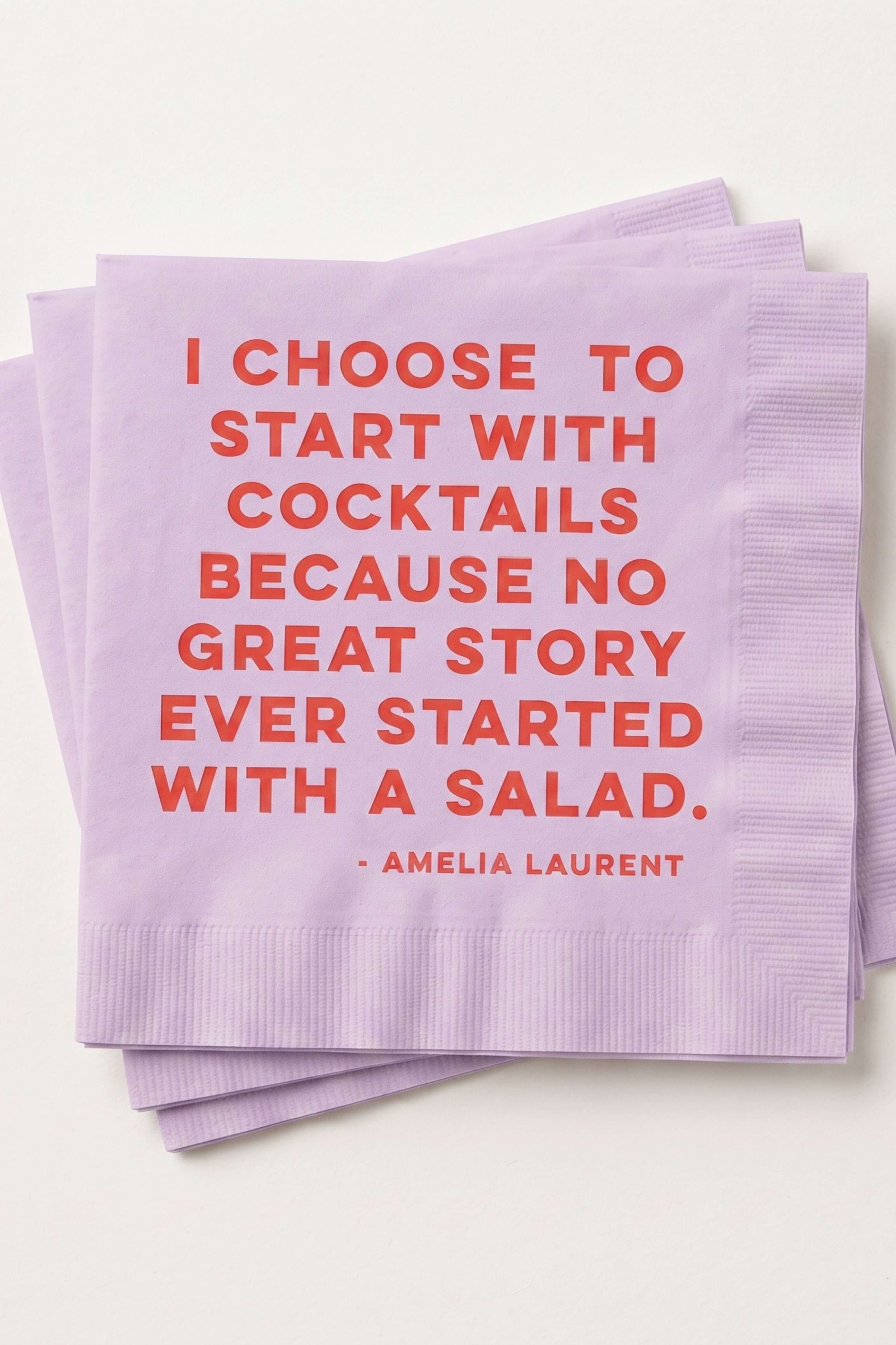 Start with Cocktails Cocktail Napkins