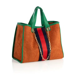 Rust Blakely Top Handle Tote