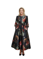 Evening Bloom Maxi Dress Vivid Hue Style Edit |