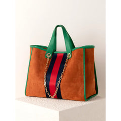 Rust Blakely Top Handle Tote
