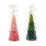 Ombré Christmas Tree Candle