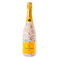 Pink Seashells – Champagne Bottle Wrap (Fits Veuve Clicquot 750ml)