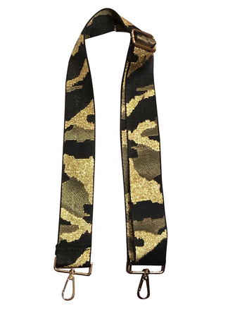 Matte Gold Camo Crossbody Strap