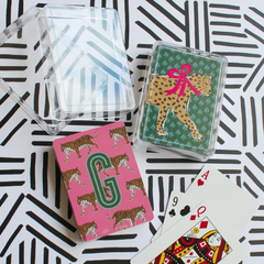 Flora Big Cats Playing Cards by Clairebella