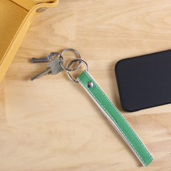 Key Fob Green Wristlet