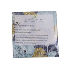 Chrysanthemum Bird Paper Cocktail Napkins, Pack of 20