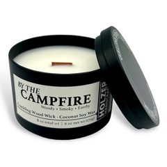 By the Campfire 6oz Wood Wick Candle, Coconut Soy Wax