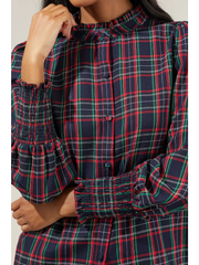 Chapman Plaid Button Down Top