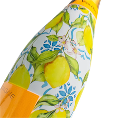 Amalfi Lemon Champagne Bottle Wrap – Fits Veuve Clicquot 750ml