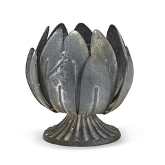 Laurel Leaf Decorative Cachepot / Bowl with Antique Stone Finish