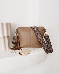 Kasey Eddie Crossbody Bag - Latte