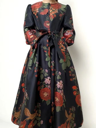 Vivid Hue Style Edit | Evening Bloom Maxi Dress